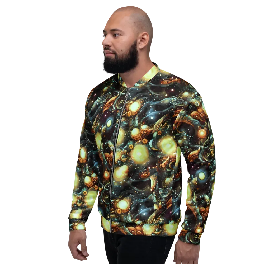 Cosmic Organica on Bomber Jacket — Left