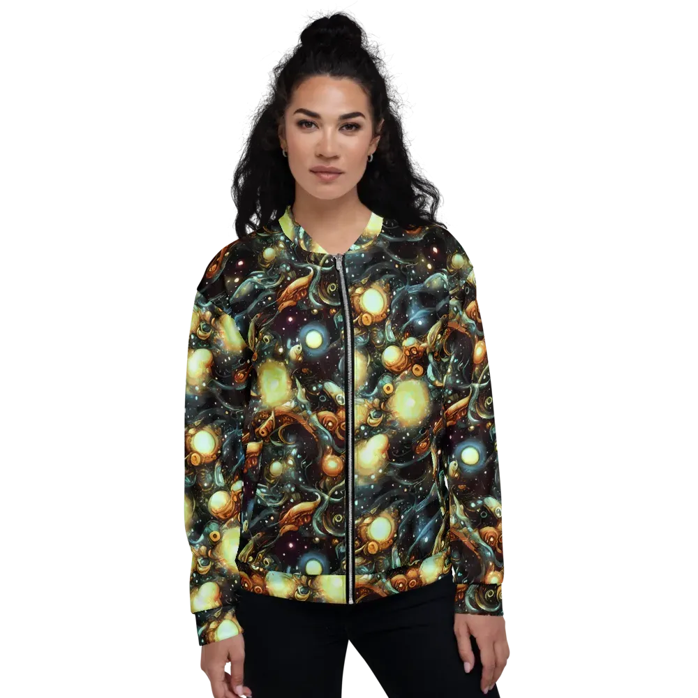 Cosmic Organica on Bomber Jacket — Front