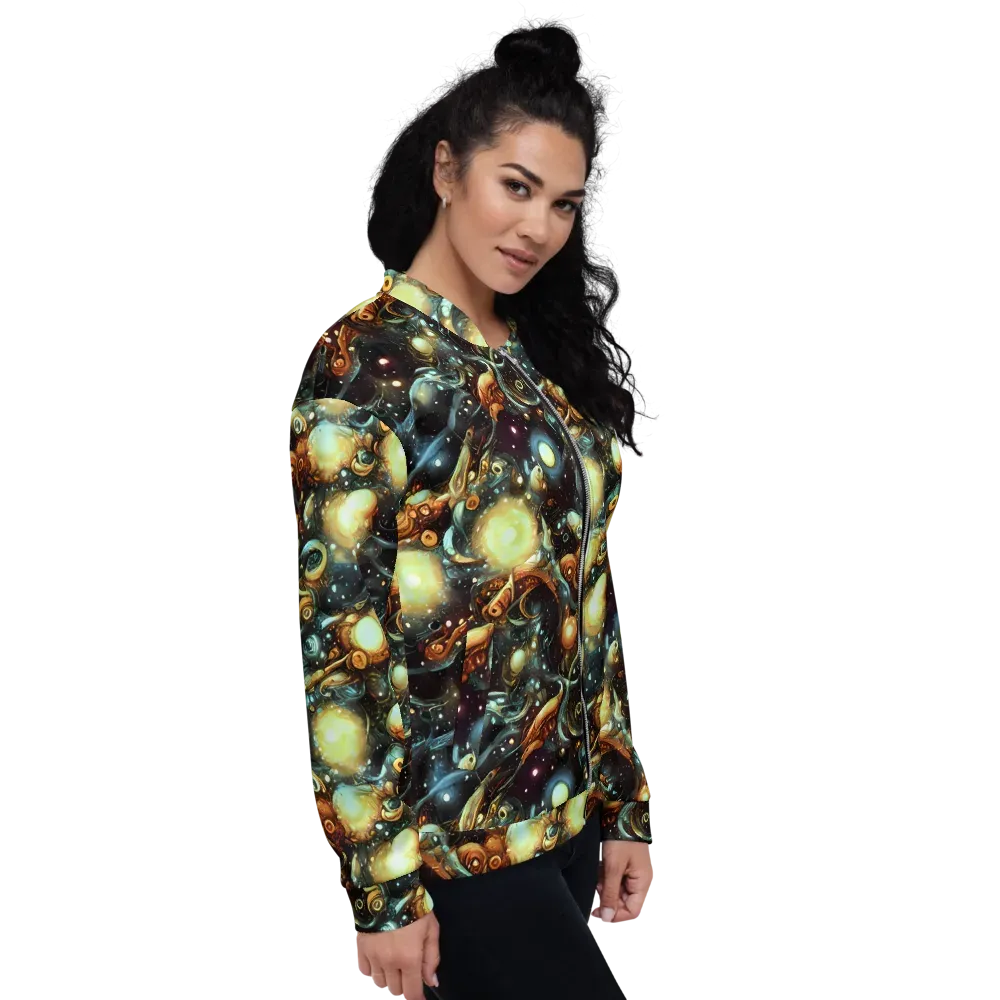 Cosmic Organica on Bomber Jacket — Right