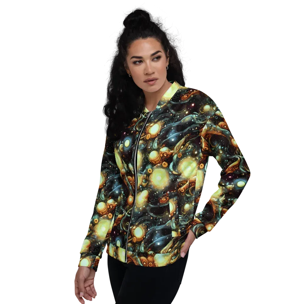 Cosmic Organica on Bomber Jacket — Left