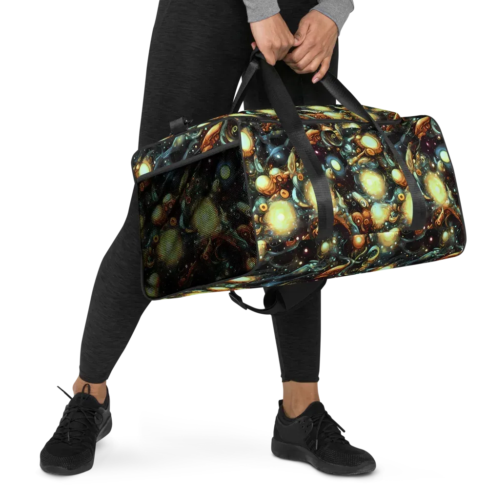 Cosmic Organica on Duffle Bag — Right Front