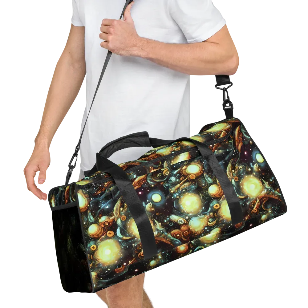 Cosmic Organica on Duffle Bag — Right Front