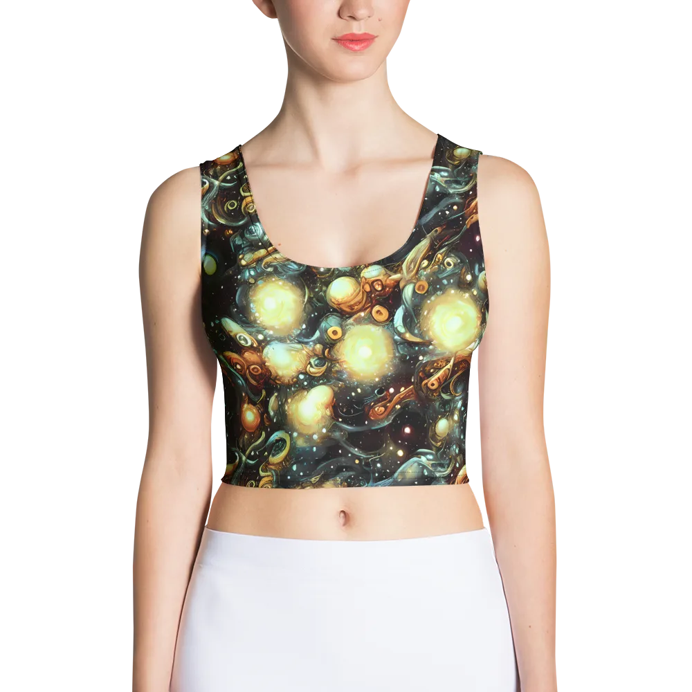 Cosmic Organica on Crop Top — Front