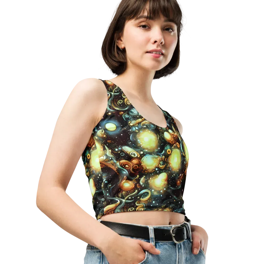 Cosmic Organica on Crop Top — Right Front