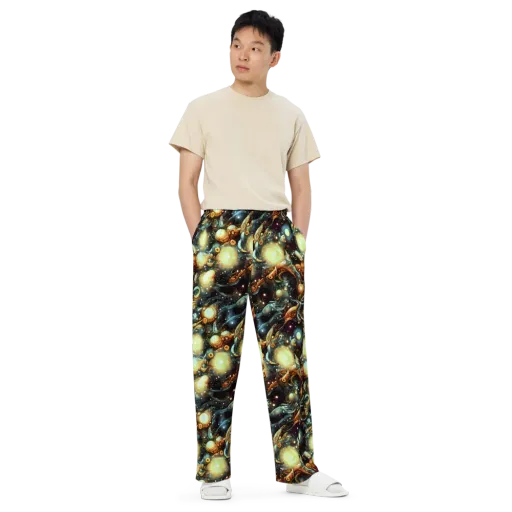 Cosmic Organica on a Wide-Leg Pants
