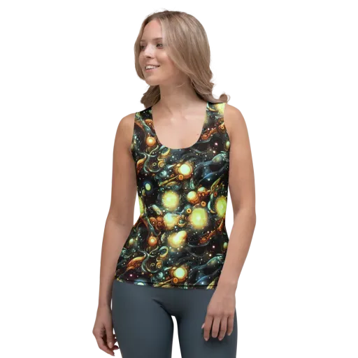Cosmic Organica on a Women's Tank Top