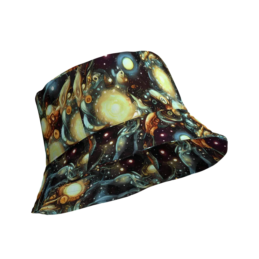 Cosmic Organica on Reversible Bucket Hat — Product details Outside