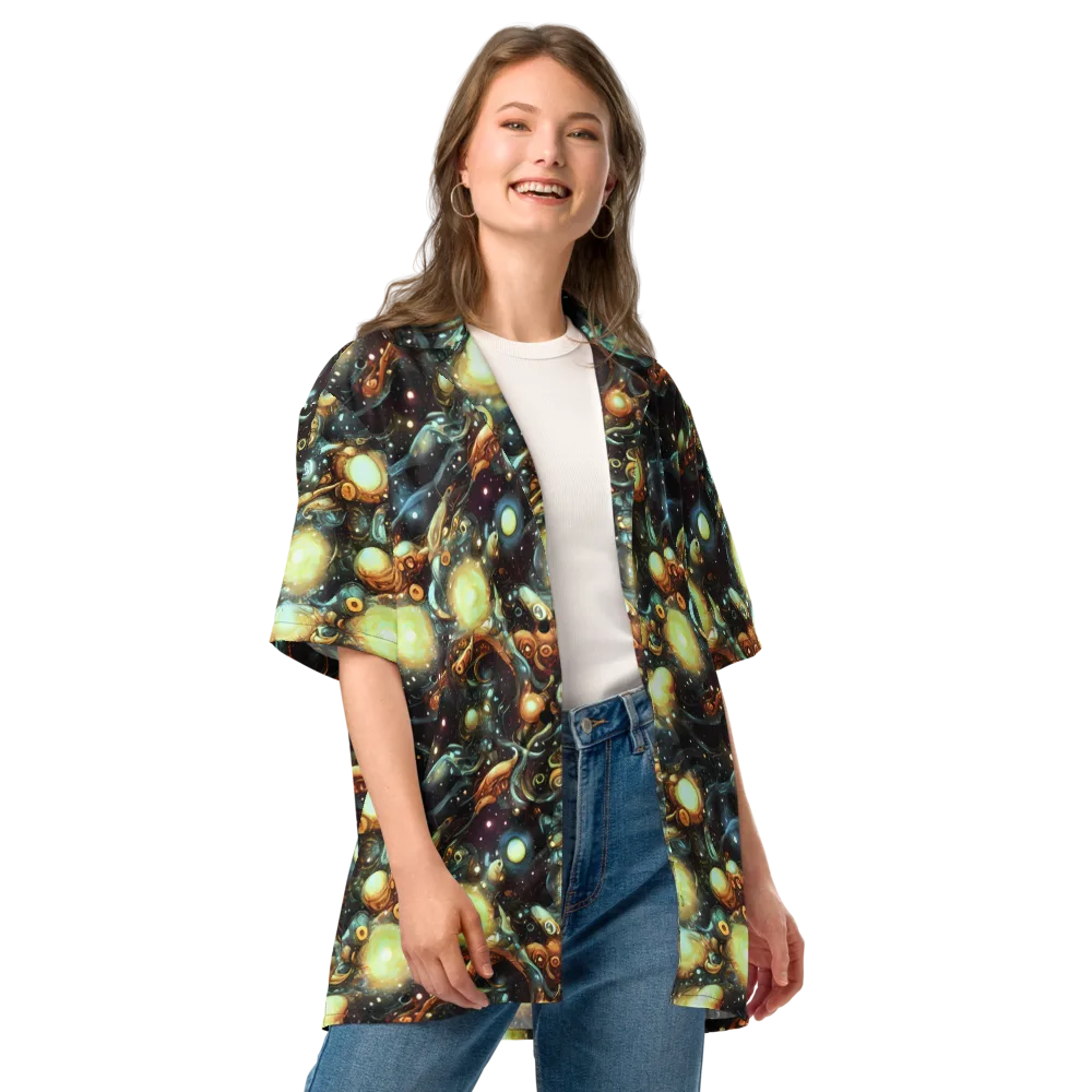 Cosmic Organica on Button Shirt — Front
