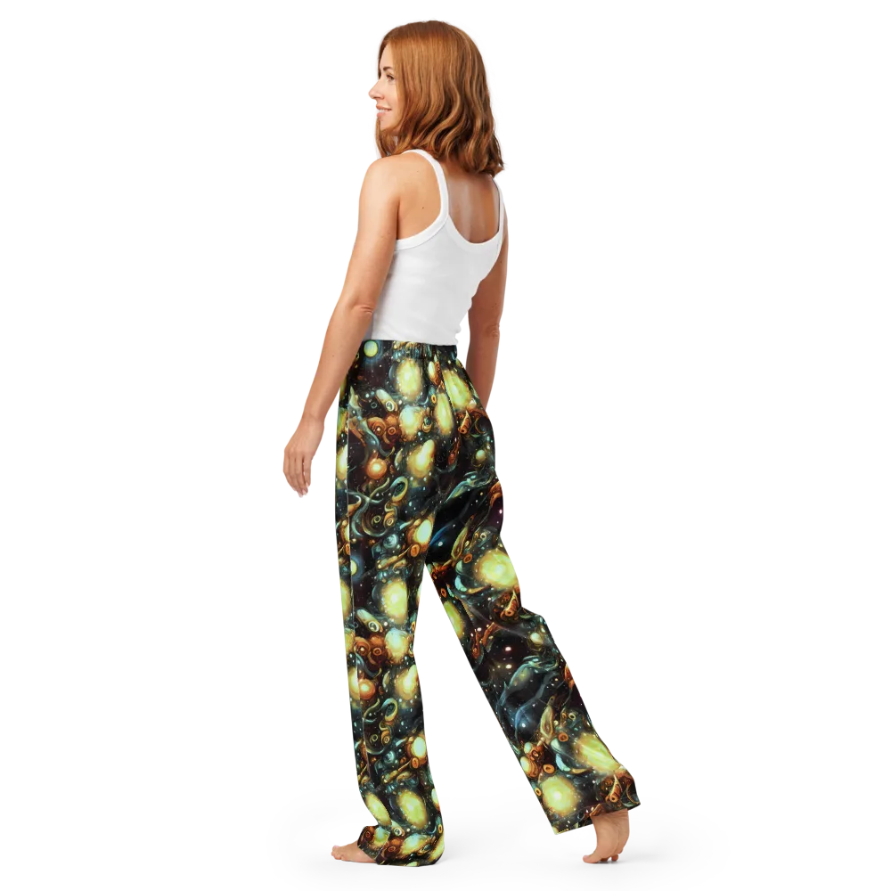Cosmic Organica on Women's Pajama Pants — Back