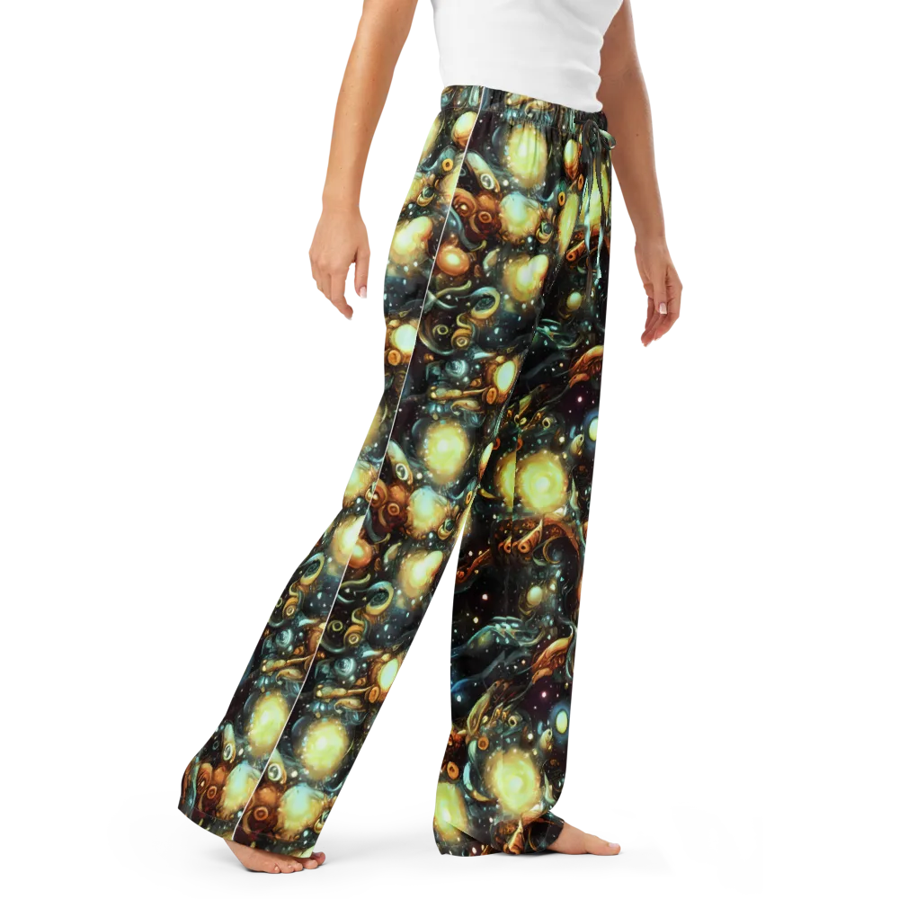 Cosmic Organica on Women's Pajama Pants — Right Front