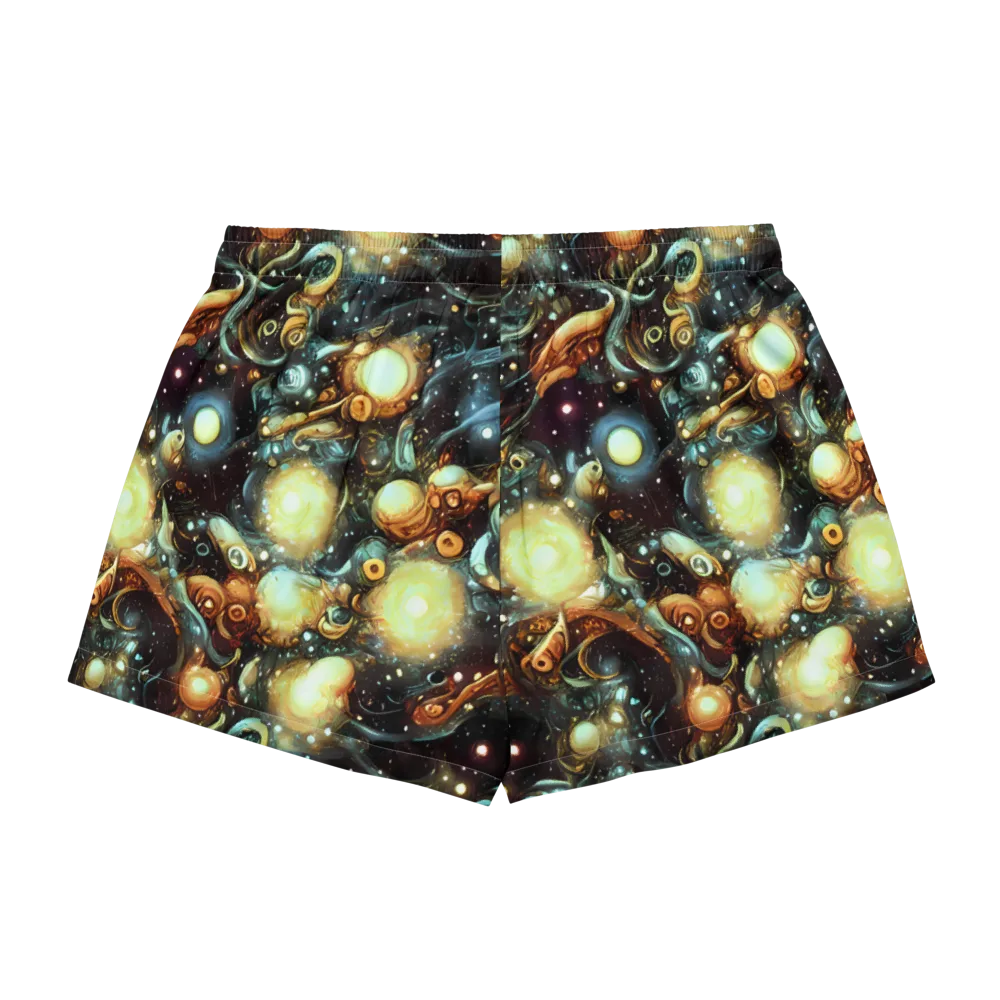 Cosmic Organica on Women's Pajama Shorts — Back