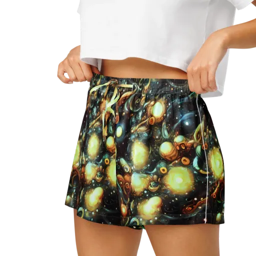 Cosmic Organica on a Women's Pajama Shorts