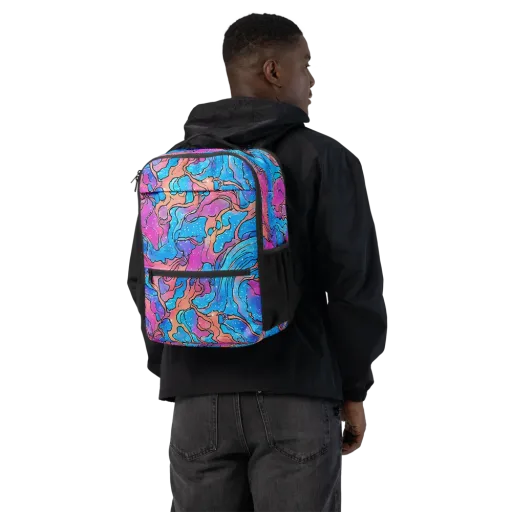 Tidal Confetti on a Utility Backpack