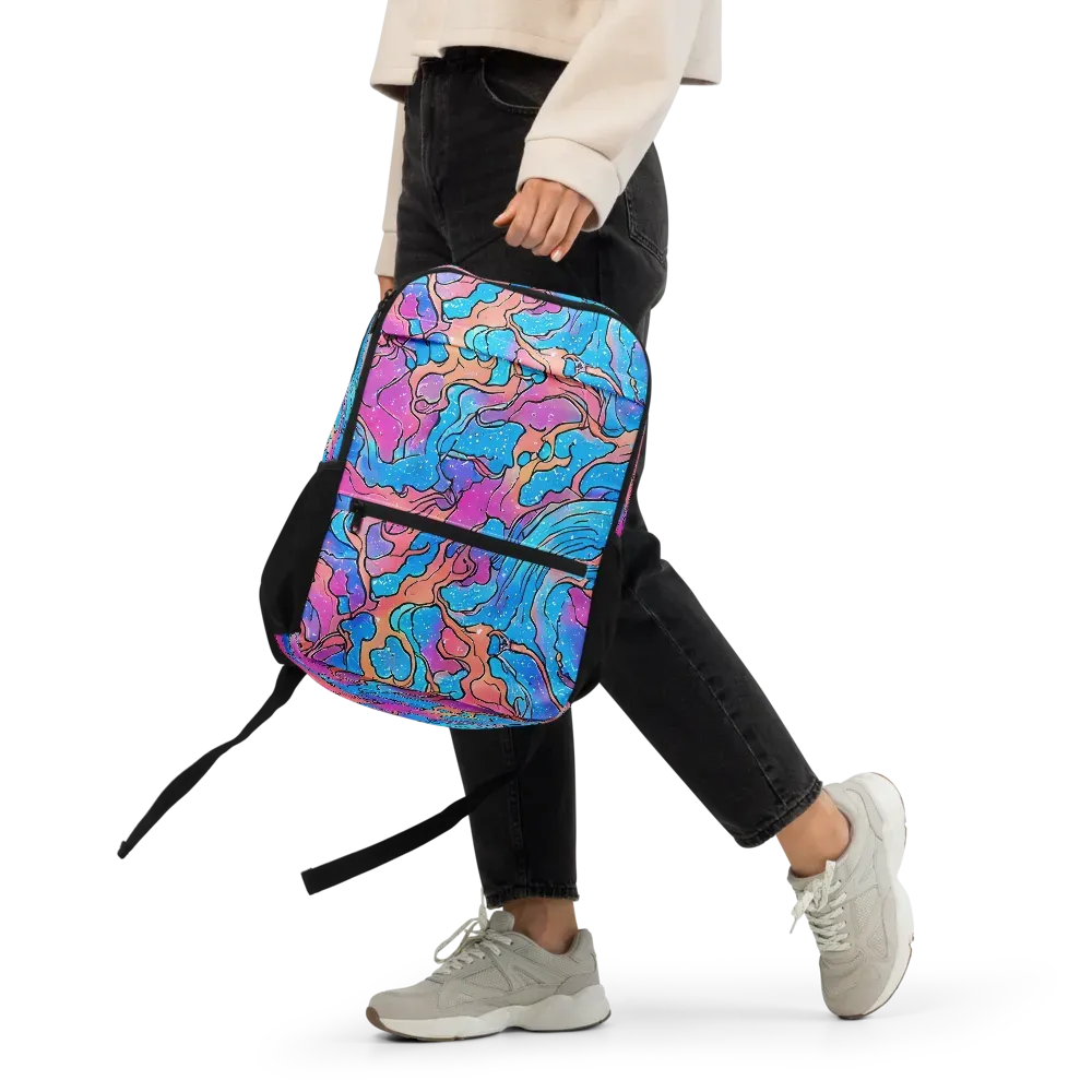 Tidal Confetti on Utility Backpack — Front