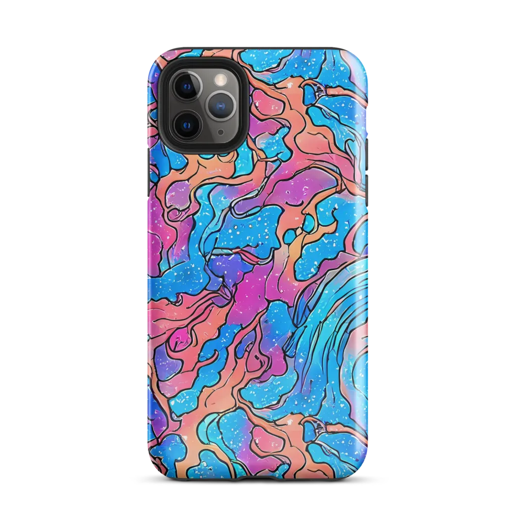 Tidal Confetti on Tough Case for iPhone® — Front