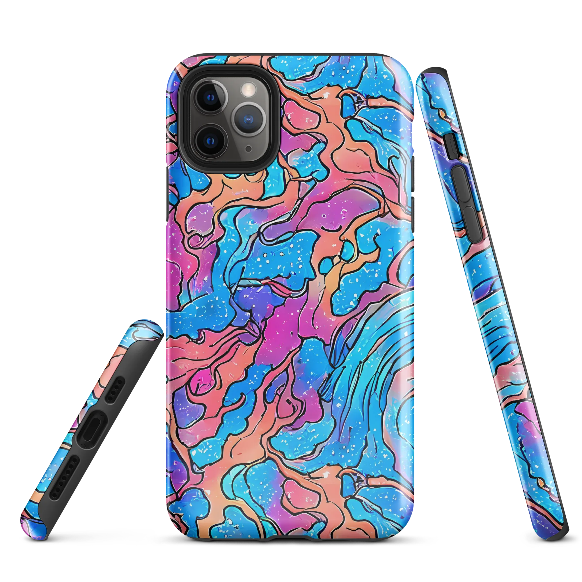 Tidal Confetti on Tough Case for iPhone® — Front
