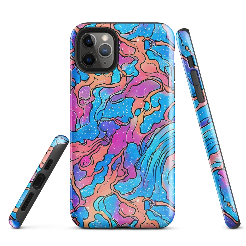 Tidal Confetti on Tough Case for iPhone® — Front