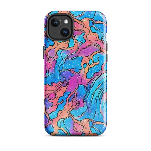 Tidal Confetti on a MagSafe Tough Case for iPhone®