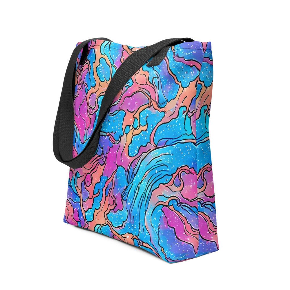 Tidal Confetti on Tote Bag — Front