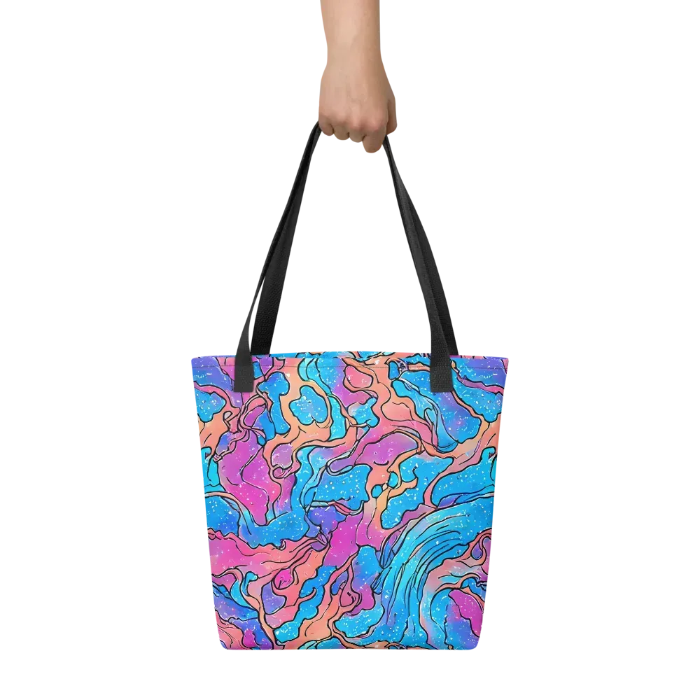 Tidal Confetti on Tote Bag — Front