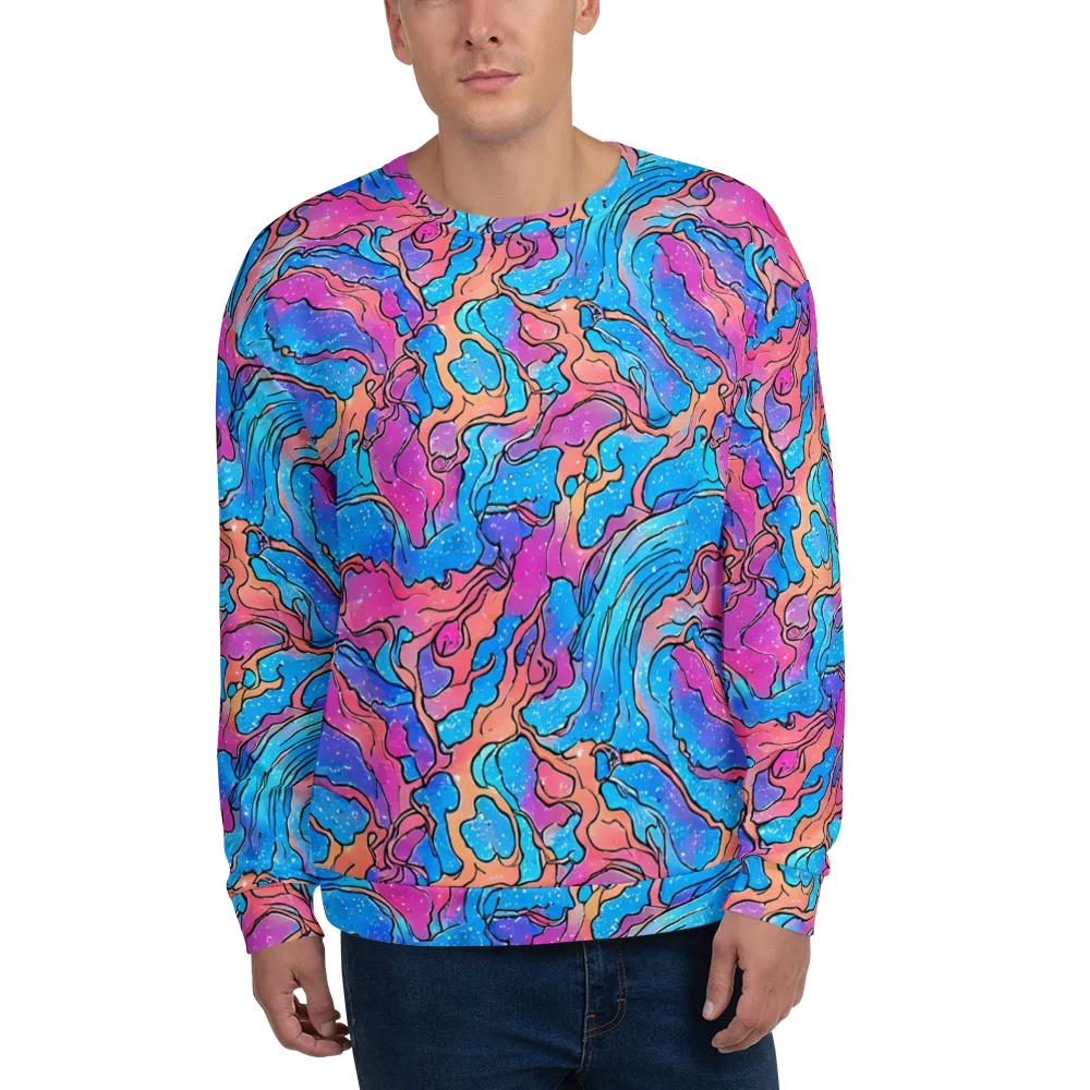 Tidal Confetti on Sweatshirt — Front