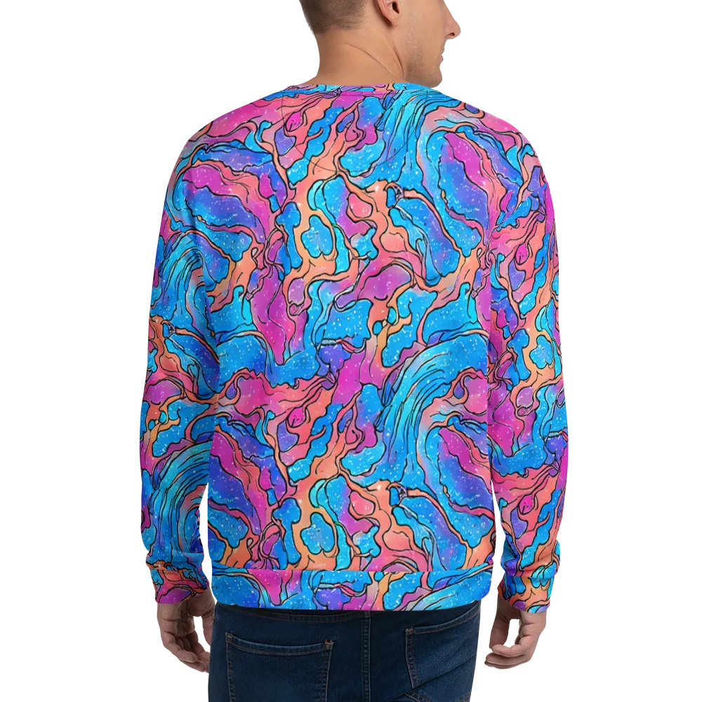 Tidal Confetti on Sweatshirt — Back