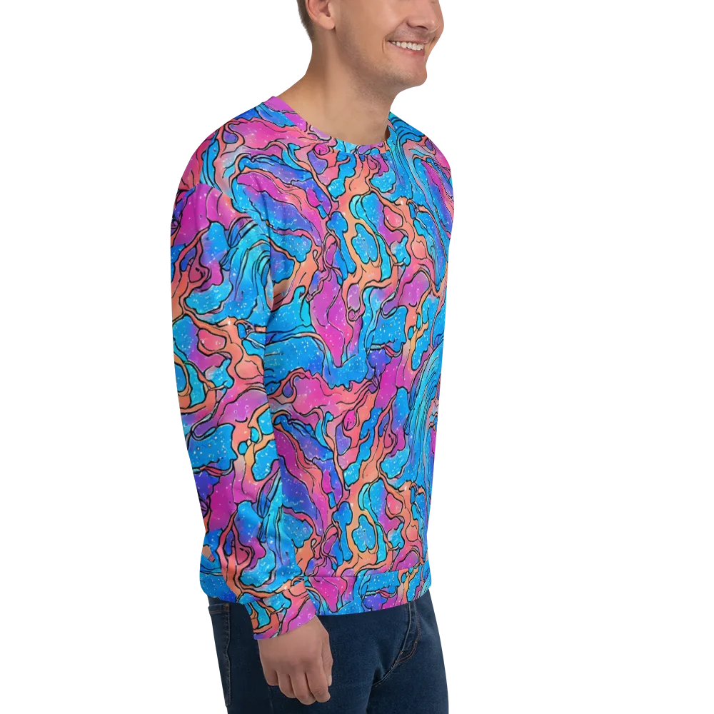 Tidal Confetti on Sweatshirt — Right Front