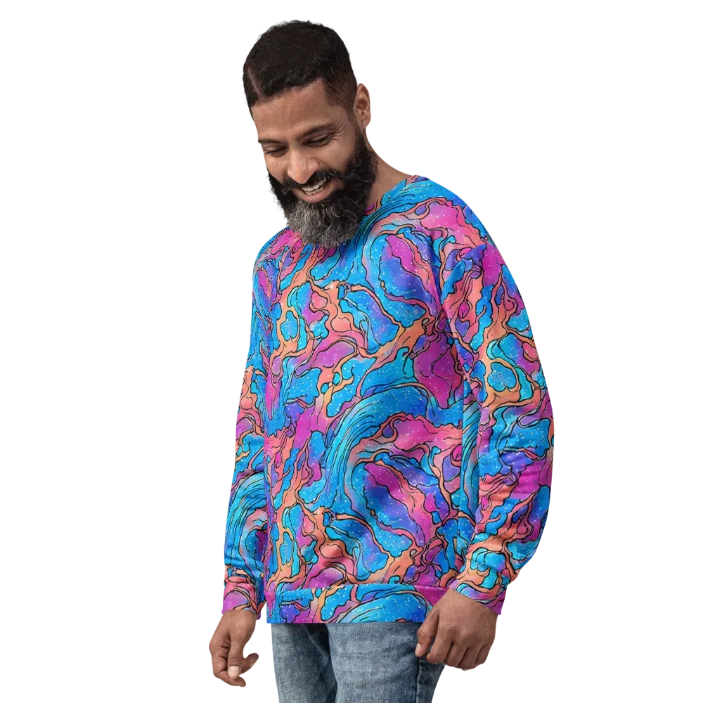 Tidal Confetti on Sweatshirt — Left Front