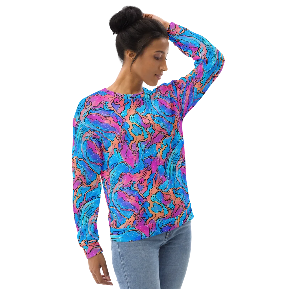 Tidal Confetti on Sweatshirt — Right Front