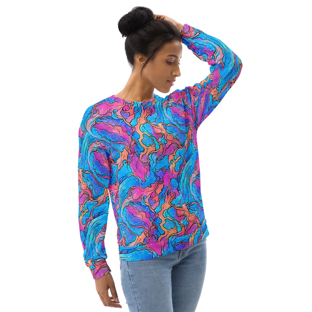 Tidal Confetti on Sweatshirt — Right Front