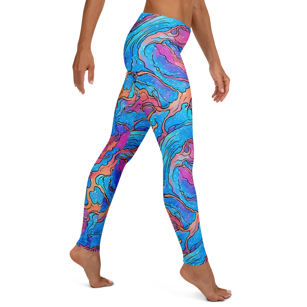 Tidal Confetti on Leggings — Right