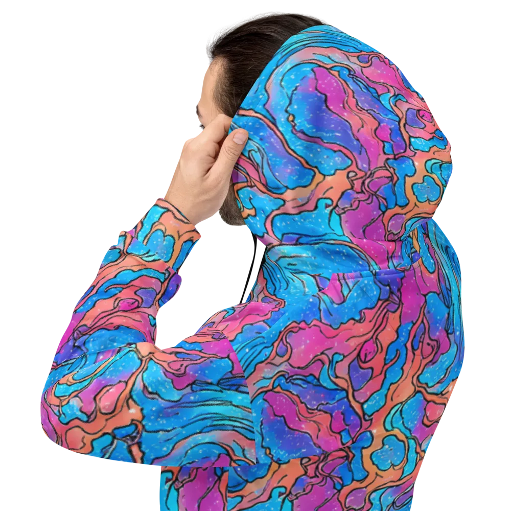Tidal Confetti on Hoodie — Back