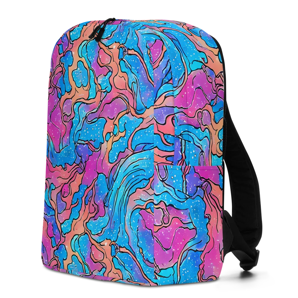 Tidal Confetti on Minimalist Backpack — Left
