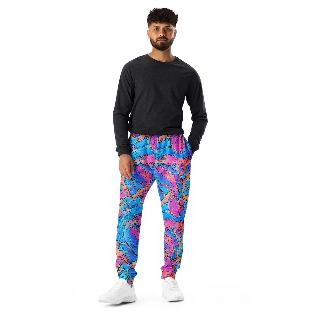 Tidal Confetti on Men's Joggers — Front