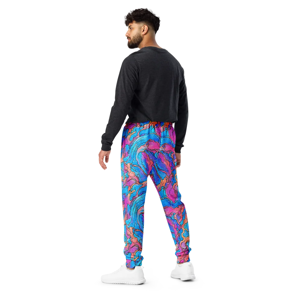 Tidal Confetti on Men's Joggers — Back