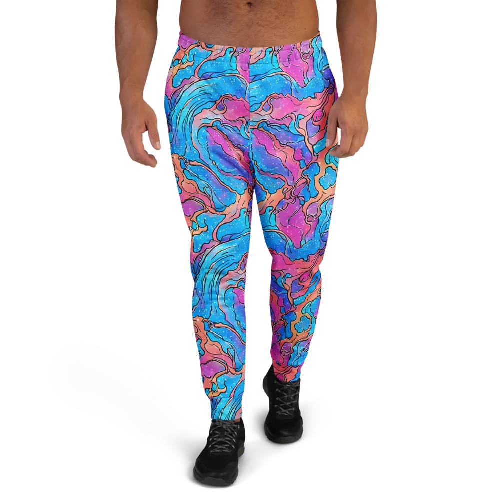 Tidal Confetti on Men's Joggers — Front