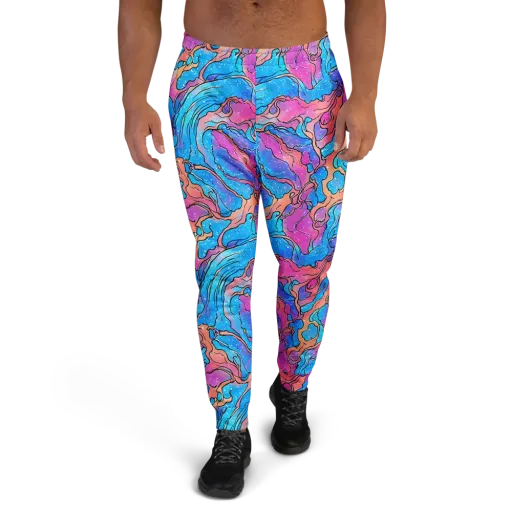Tidal Confetti on a Men's Joggers