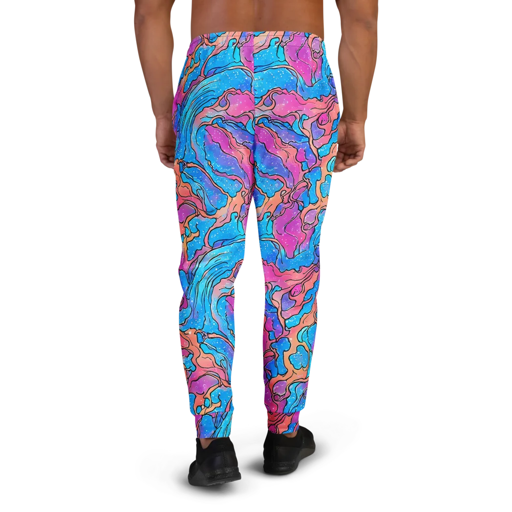Tidal Confetti on Men's Joggers — Back