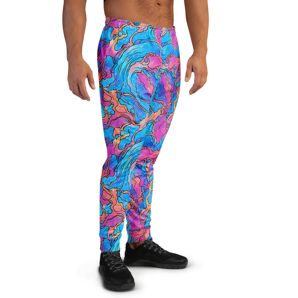 Tidal Confetti on Men's Joggers — Right