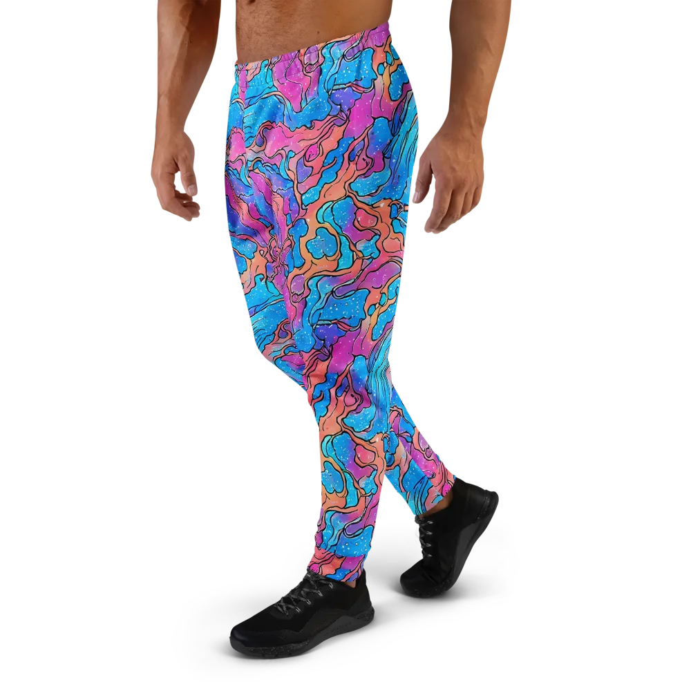 Tidal Confetti on Men's Joggers — Left