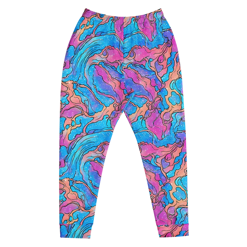 Tidal Confetti on Men's Joggers — Front