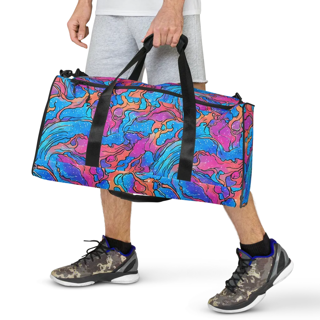 Tidal Confetti on Duffle Bag — Front