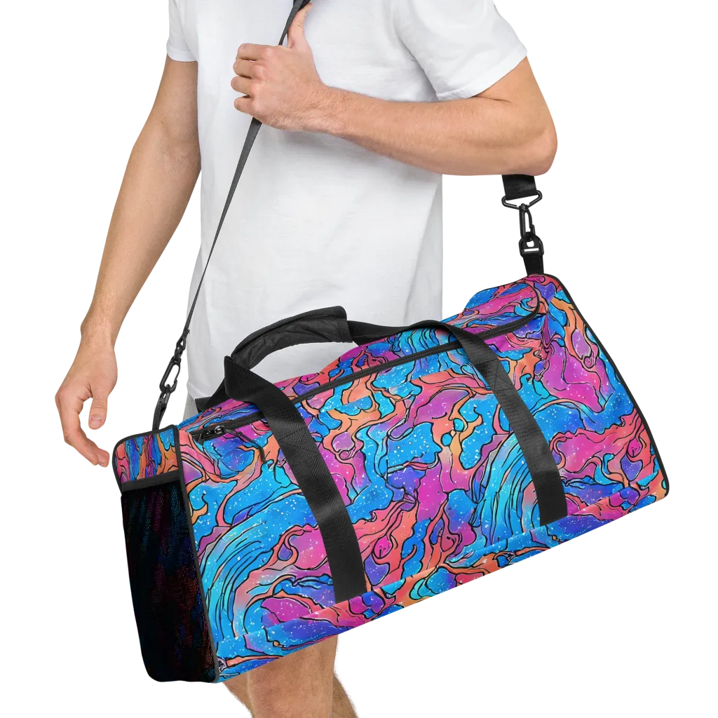 Tidal Confetti on Duffle Bag — Right Front