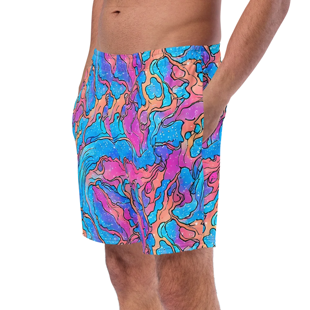 Tidal Confetti on Swim Trunks — Left Front