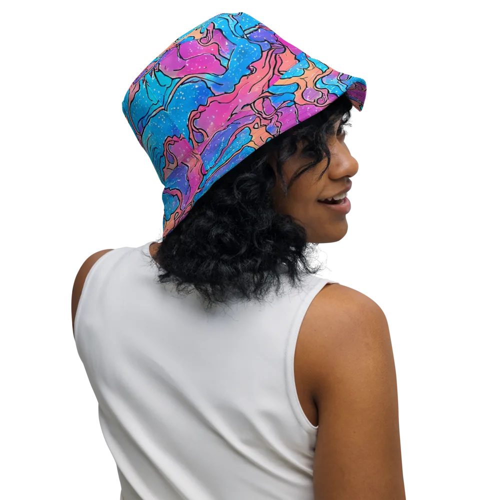 Tidal Confetti on Reversible Bucket Hat — Right Outside
