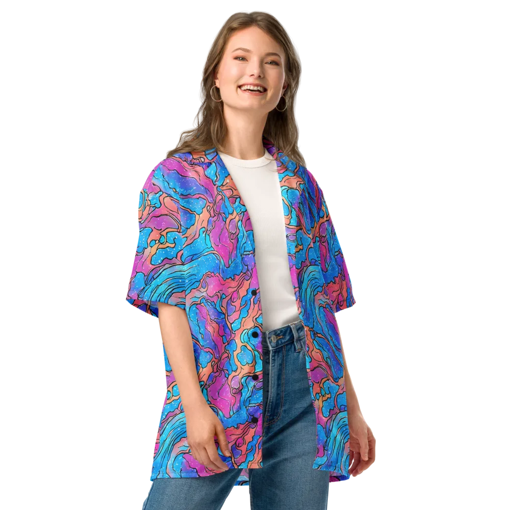 Tidal Confetti on Button Shirt — Front