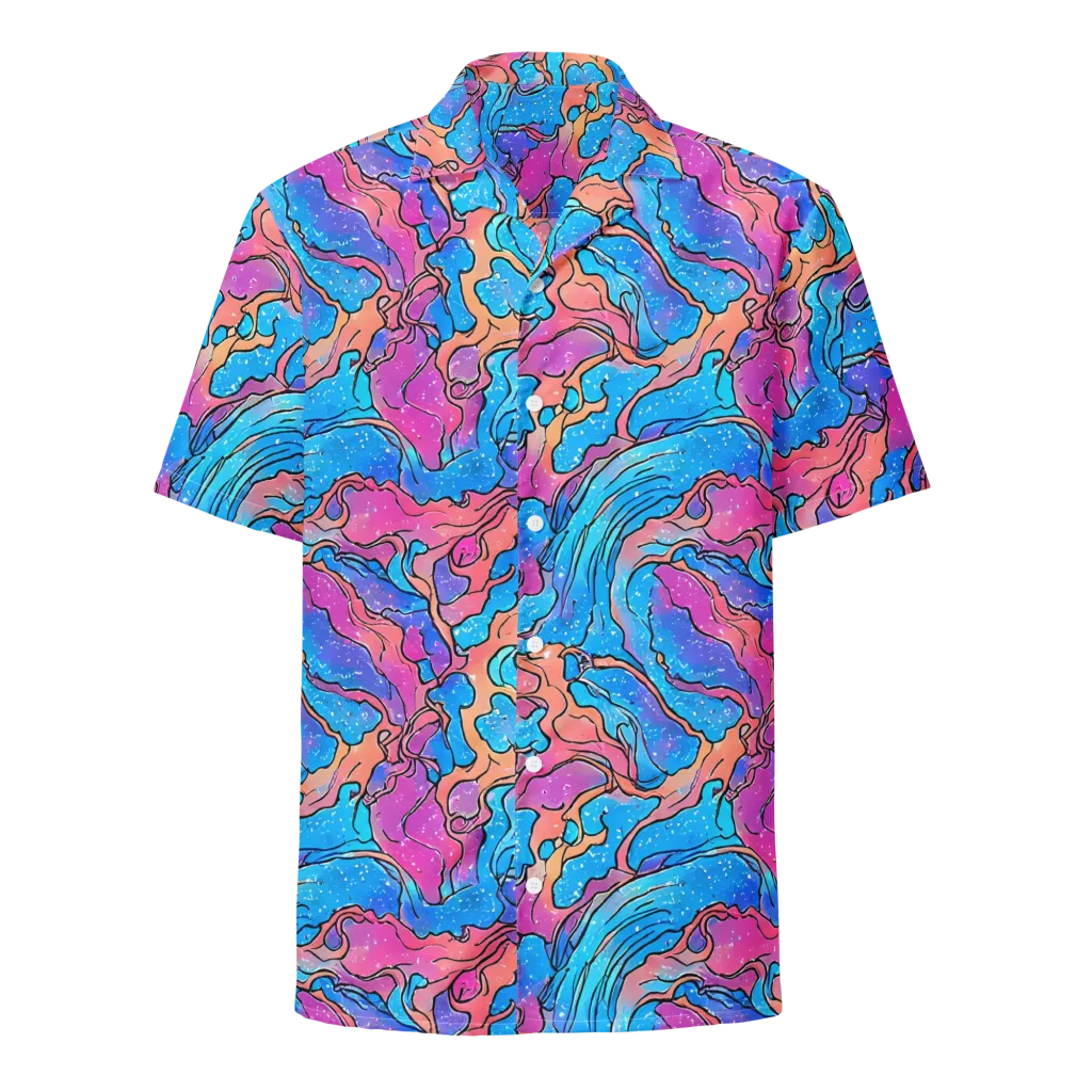 Tidal Confetti on Button Shirt — Front