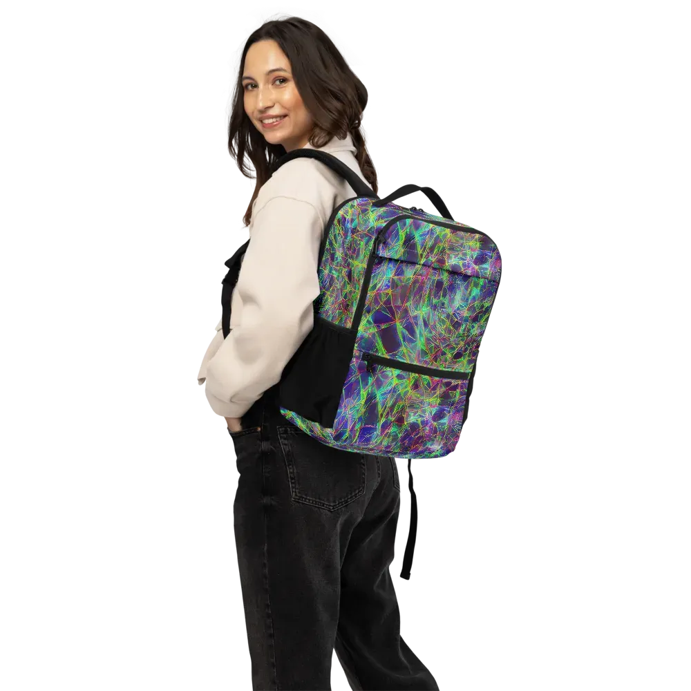 Kaleido Grove on Utility Backpack — Back