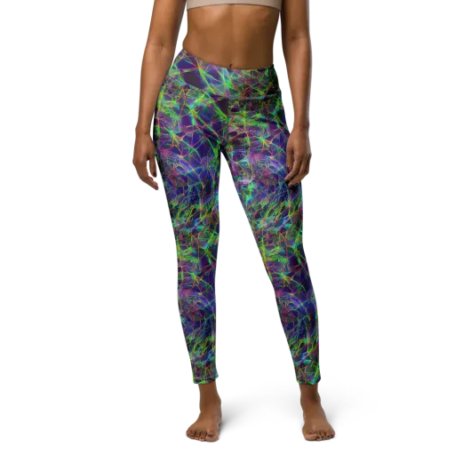 Kaleido Grove on a Yoga Leggings