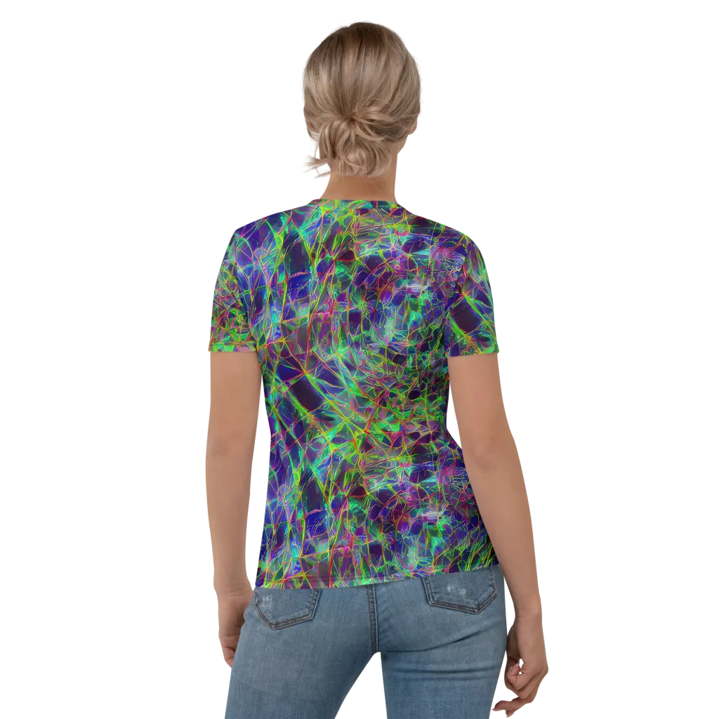 Kaleido Grove on Women's Crew Neck T-Shirt — Back